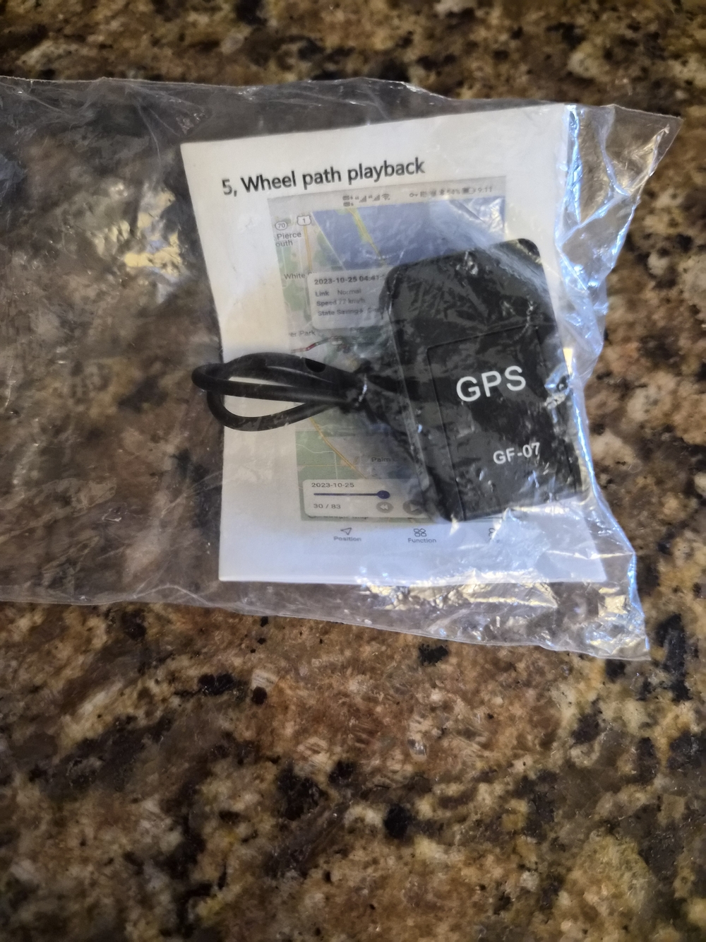 GF-07 GPS Tracker Module - Black - Picture 2 of 5